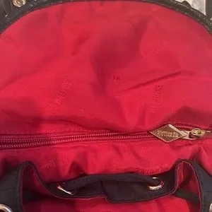 MZ Wallace | Bags | Designer Mz Wallace Red Lined Backpack  display picture 1